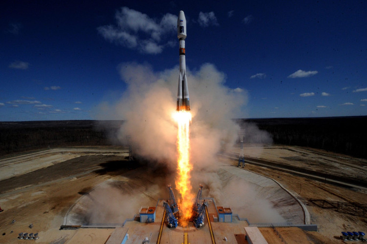 Picture 1 of Russia's National Space Corporation launched 73 satellites into 3 orbits