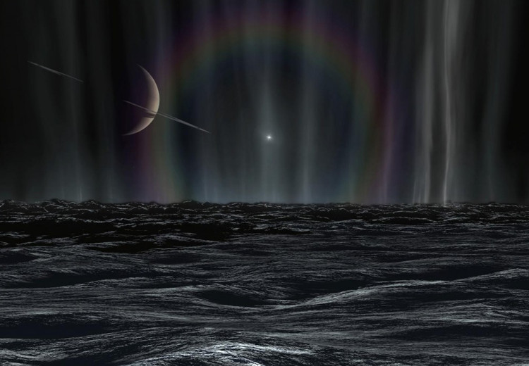 Picture 3 of Saturn's moon wave is only 1 centimeter tall