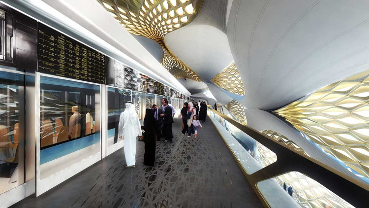 Picture 3 of Saudi Arabia built the world's most modern subway system