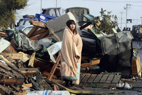 Picture 1 of 'Scar' in the heart of Japanese tsunami victims
