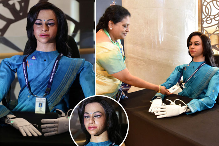Picture 2 of Scary female robot will fly into space this year