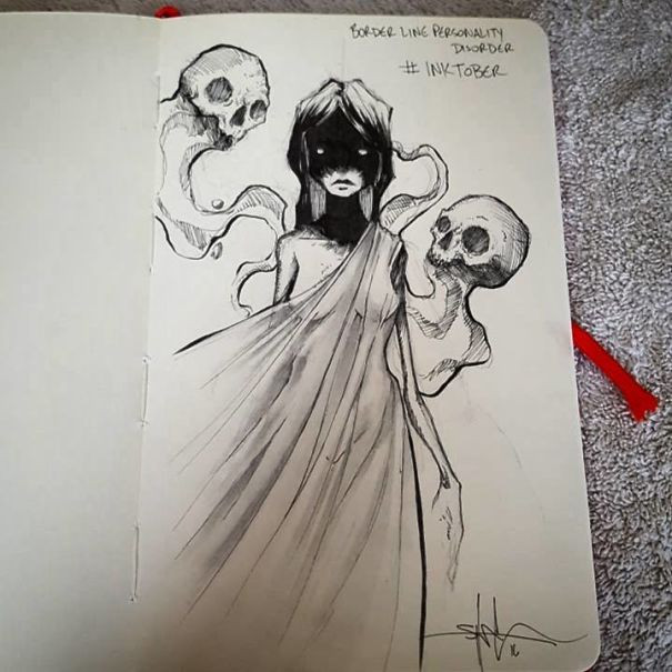 Picture 6 of Scary illustration of the 9 most terrible psychological diseases in humans