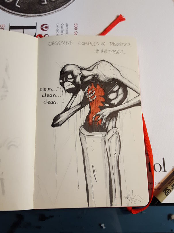 Picture 9 of Scary illustration of the 9 most terrible psychological diseases in humans