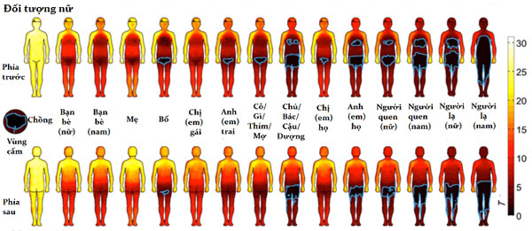 Picture 2 of Scientists map areas of male and female body dislikes