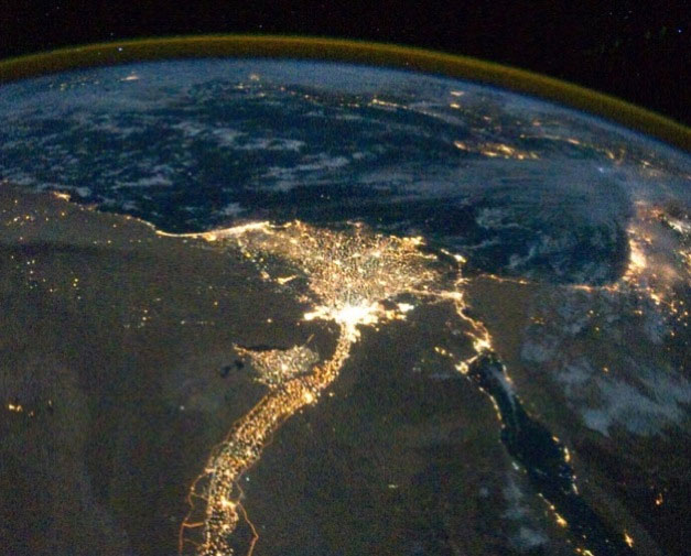 Picture 1 of Search for urban lights of other civilizations
