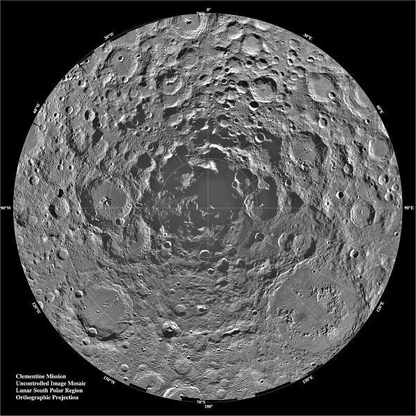 Picture 1 of Search for water on the moon thanks to space exploration devices