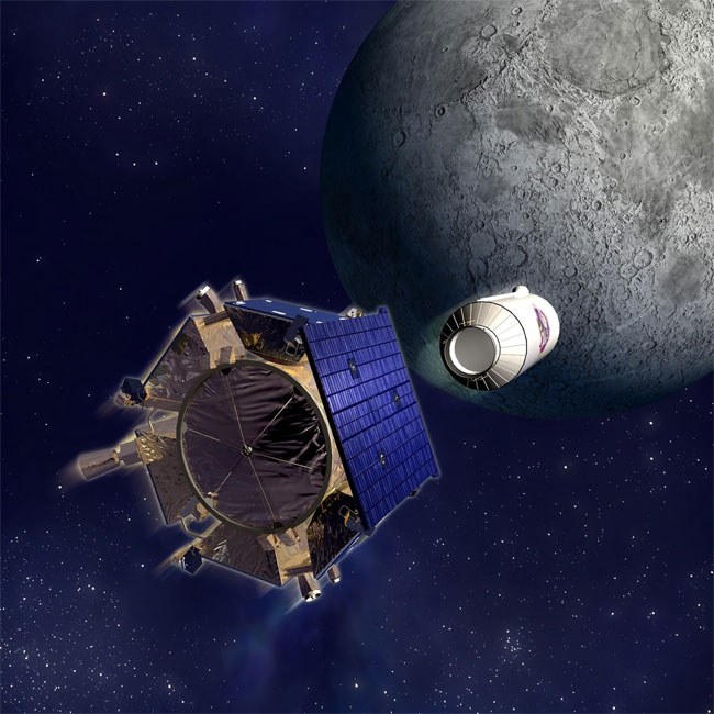 Picture 2 of Search for water on the moon thanks to space exploration devices