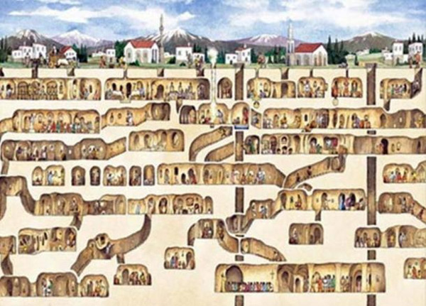 Picture 4 of Secrets of underground castle in Cappadocia