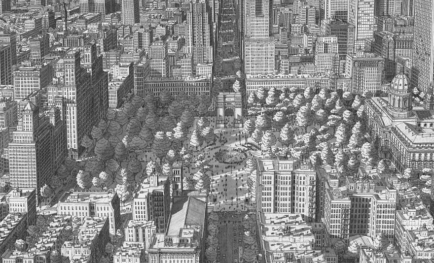 Picture 8 of See the world famous cities redrawn from memory