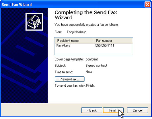 can i send a fax from my windows computer