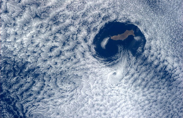 Picture 1 of Set of beautiful cloud images viewed from the International Space Station