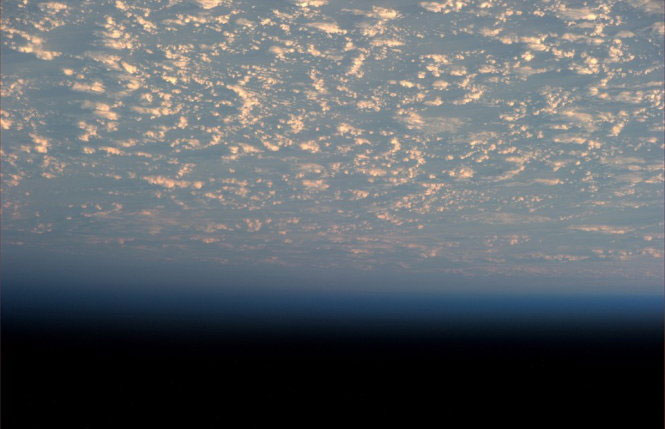 Picture 4 of Set of beautiful cloud images viewed from the International Space Station