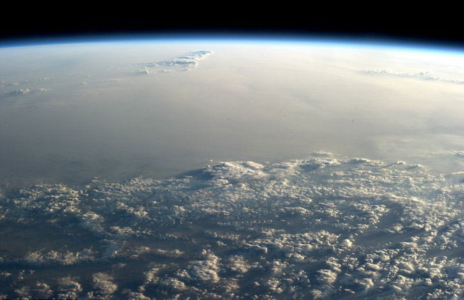 Picture 5 of Set of beautiful cloud images viewed from the International Space Station