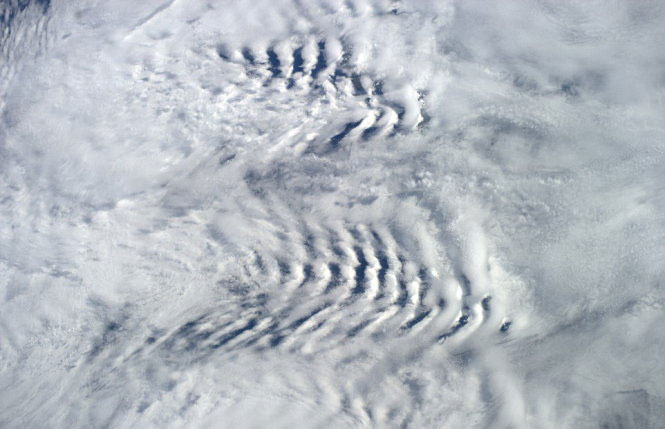 Picture 8 of Set of beautiful cloud images viewed from the International Space Station