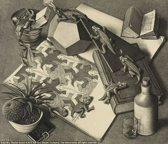 Picture 7 of Set of visual illusion paintings that make viewers' not know when