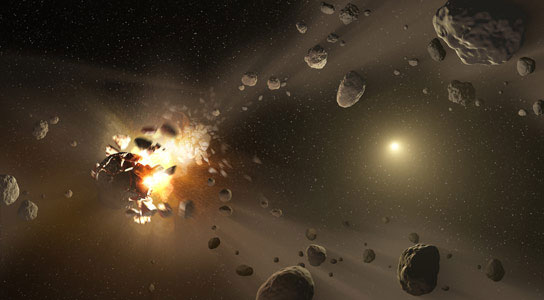 Picture 1 of Set up an asteroid pedigree near Earth