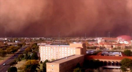Picture 10 of Severe sandstorm 'dyed red' the sky of Texas