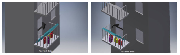 Picture 5 of Share a fire escape when a director of a telecommunications company burns