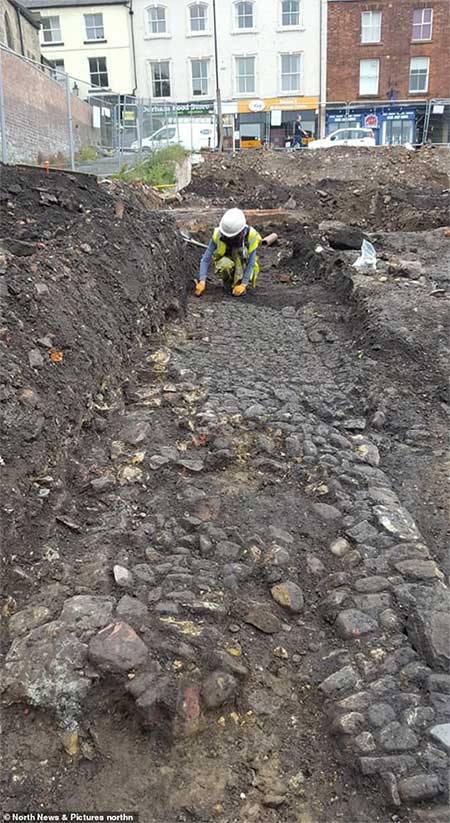 Picture 1 of Shivered 'iron-clad' remains 2,000 years below the dorm