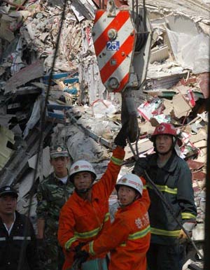 Picture 2 of Sichuan earthquake again, thousands of houses damaged