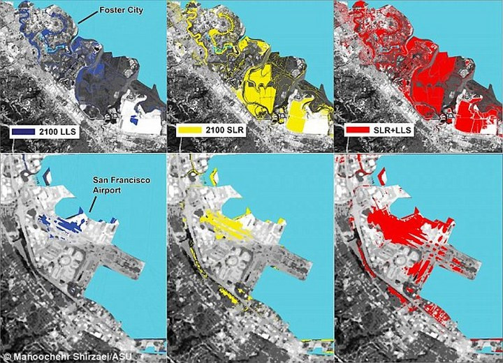 Picture 2 of Silicon technology valley is at risk of being below sea level by 2100