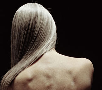 Picture 1 of Silver hair will go into the past?