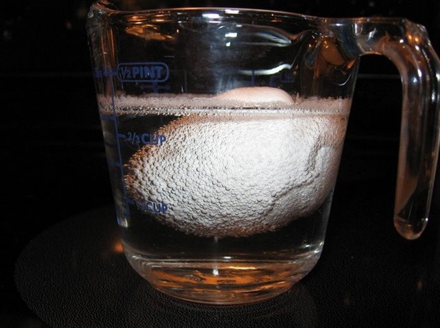 Picture 2 of Simple experiment to turn eggs into transparent balls, bouncing like table tennis