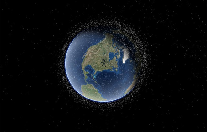 Picture 5 of Simulate 14,000 artificial satellites flying around the earth