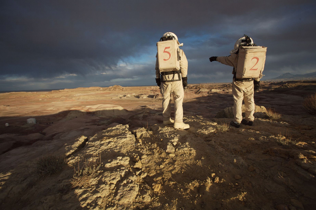 Picture 12 of Simulation of Mars environment on rock desert