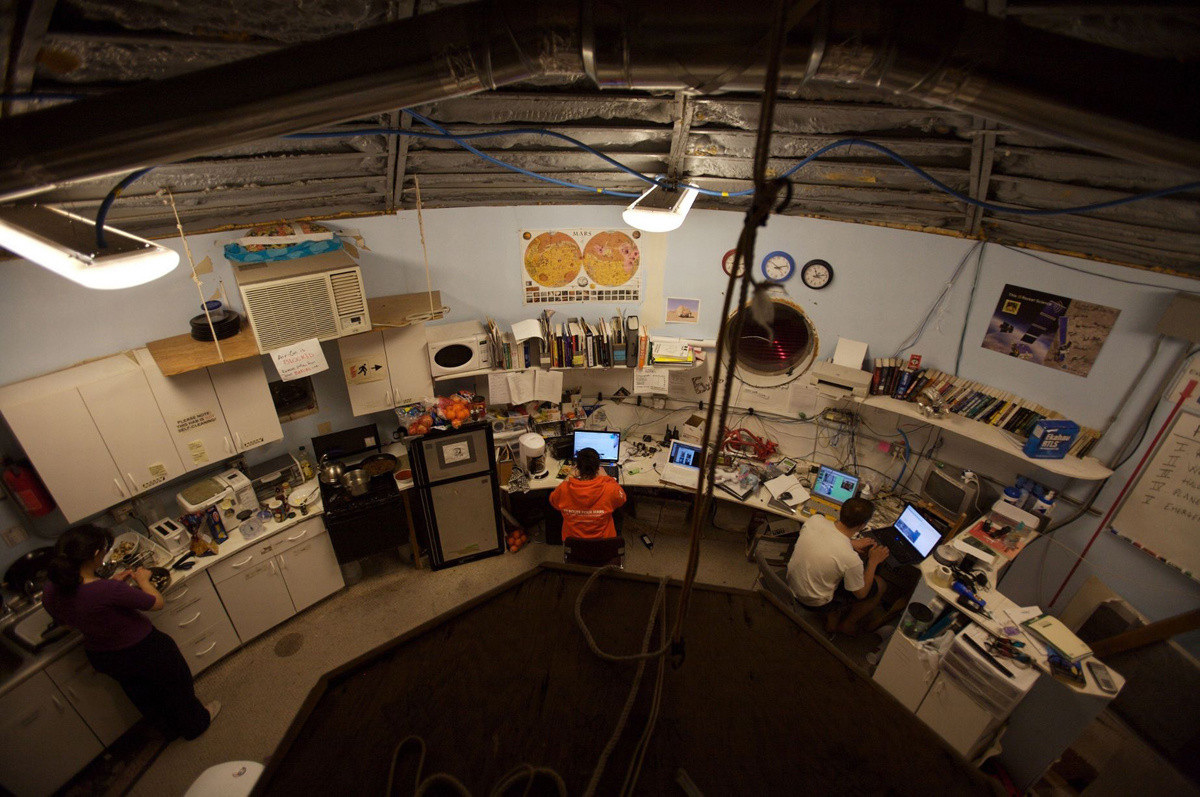 Picture 4 of Simulation of Mars environment on rock desert