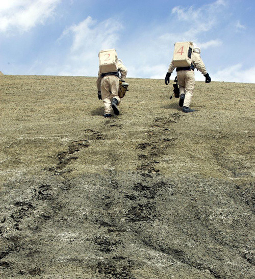 Picture 8 of Simulation of Mars environment on rock desert
