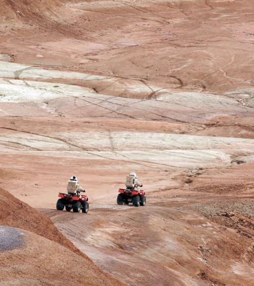 Picture 9 of Simulation of Mars environment on rock desert