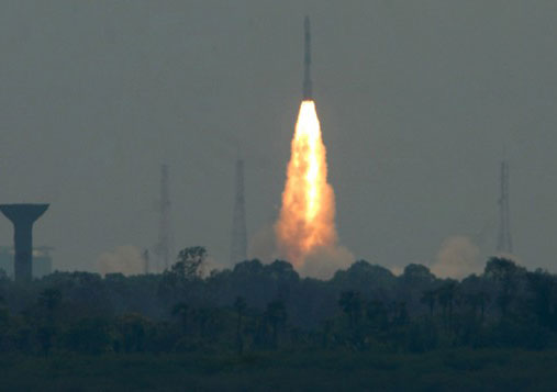 Picture 1 of Singapore successfully launched the first homemade satellite