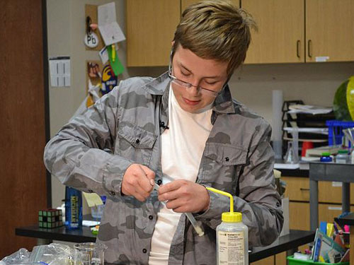 Picture 2 of Sixth graders make beer for the universe
