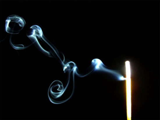 Picture 1 of Smoke incense causes pneumonia