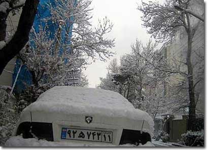 Picture 4 of Snow storm raging in Asia