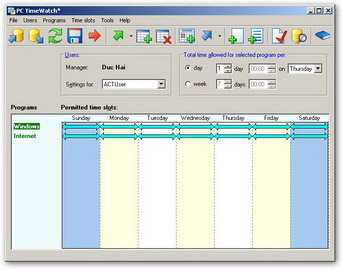 Picture 2 of Software to help manage children using computers