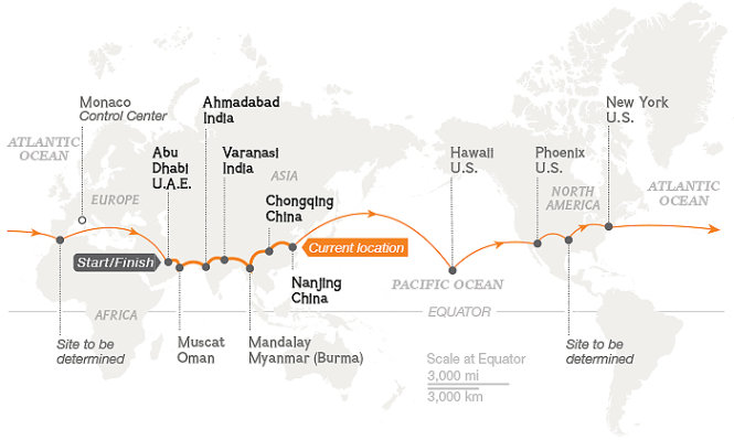 Picture 3 of Solar planes across the Pacific