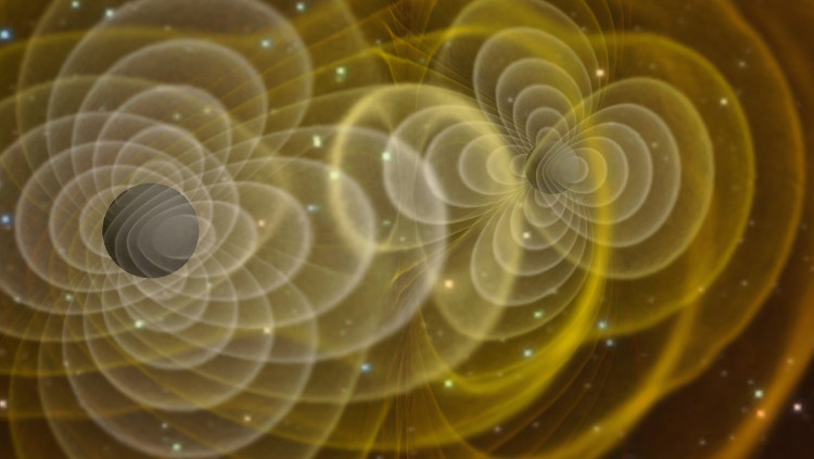 Picture 2 of Space detectors help scientists hear the intergalactic collision