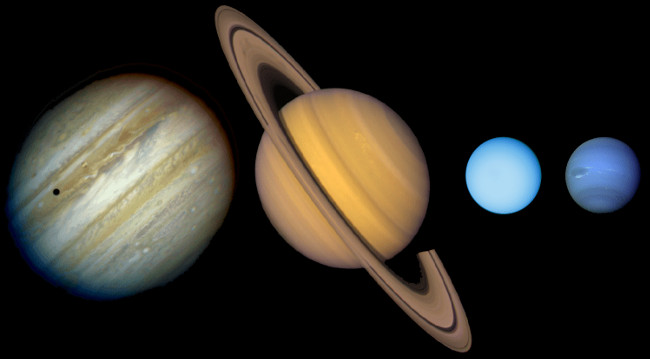 Picture 3 of Space Science: The order of 8 (or 9) planets in the Solar System