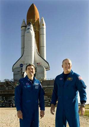 Picture 2 of Space shuttle Atlantis into the launch pad