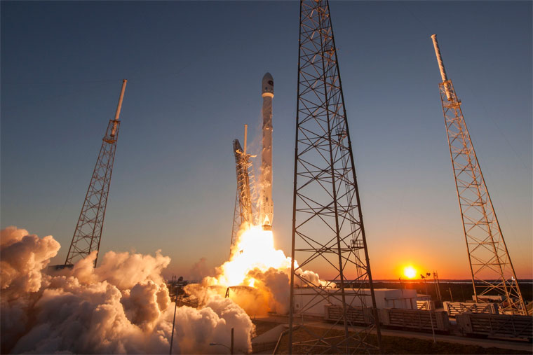 Picture 4 of SpaceX launches satellite Internet, testing the global Internet broadcasting project