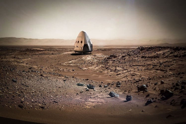 Picture 1 of SpaceX tested new engines to bring people to Mars