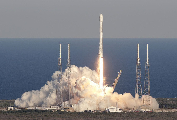 Picture 1 of SpaceX's super strong missile, more worried about it than you like