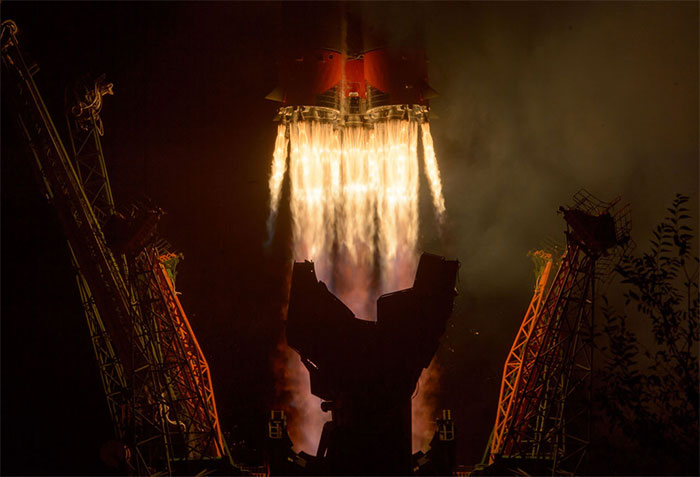 Picture 8 of Spectacular scenery when Russian spacecraft are launched on ISS