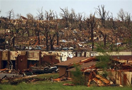 Picture 1 of Spectacular tornado scene in the United States