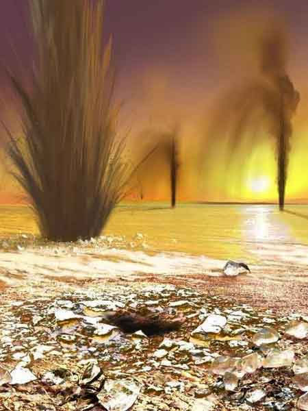 Picture 2 of Spotted sunbathing spiders on Mars