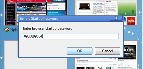 Picture 9 of Start the application with a password