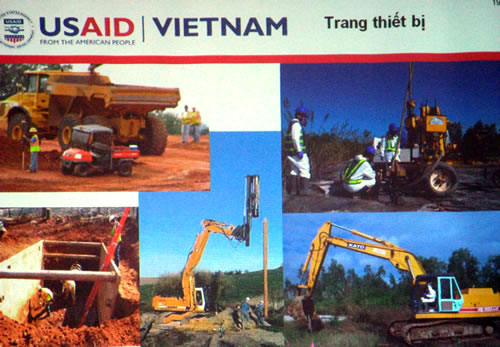 Picture 2 of Start to clean up dioxin at Da Nang airport