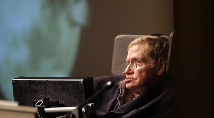 Picture 1 of Stephen Hawking's cosmic dissertation causes ... to collapse